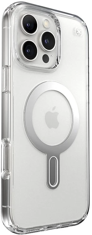 Dėklas Speck Presidio Perfect-Clear ClickLock & MagSafe do iPhone 16 Pro Max permatomas