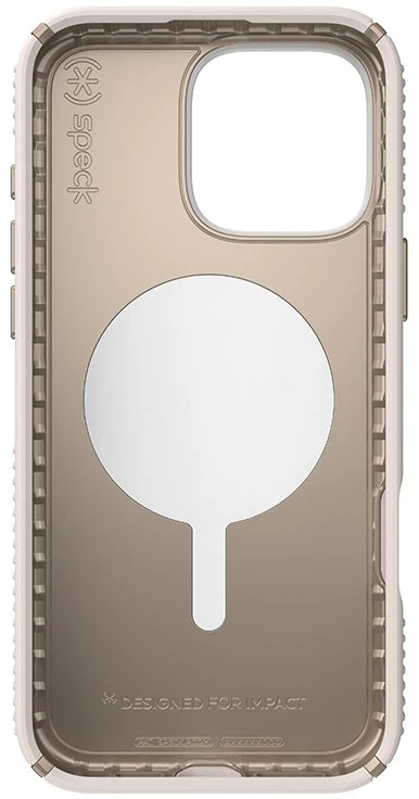 Dėklas Speck Presidio2 Grip ClickLock & MagSafe do iPhone 16 Pro Max smėlio spalva