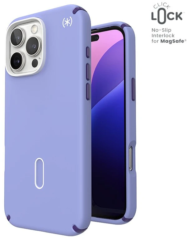 Dėklas Speck Presidio2 Pro ClickLock & MagSafe do iPhone 16 Pro Max violetinė