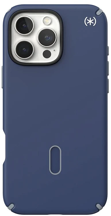 Speck Presidio2 Pro ClickLock & MagSafe - dėklas skirtas Apple iPhone 16 Pro Max Coastal Mėlyna / Dust Pilkas / Baltas