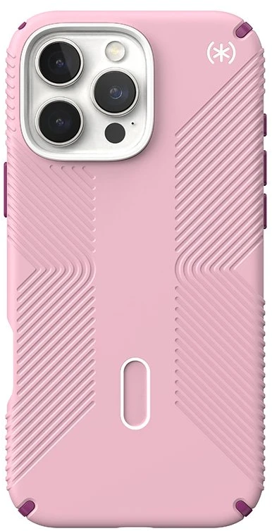 Dėklas Speck Presidio2 Grip ClickLock & MagSafe do iPhone 16 Pro Max rožinė