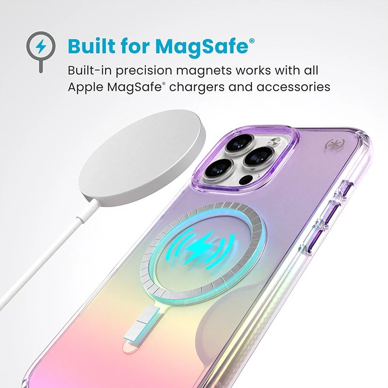 Speck Presidio2 Lux MagSafe - dėklas skirtas Apple iPhone 16 Pro Max Amazing Violetinė / Clear