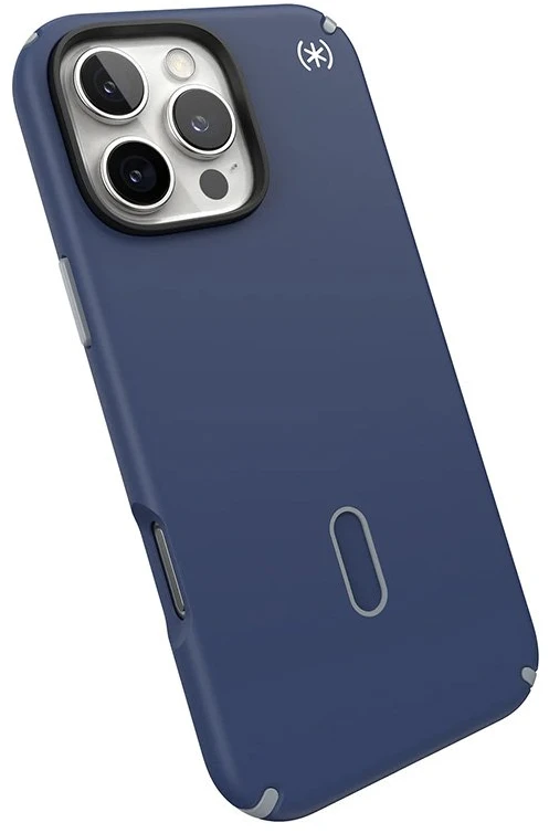 Speck Presidio2 Pro ClickLock & MagSafe - dėklas skirtas Apple iPhone 16 Pro Max Coastal Mėlyna / Dust Pilkas / Baltas