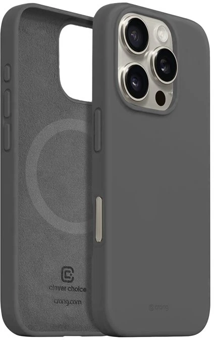 Dėklas Crong spalvos magnetinis dangtelis iPhone 16 Pro Max Titano