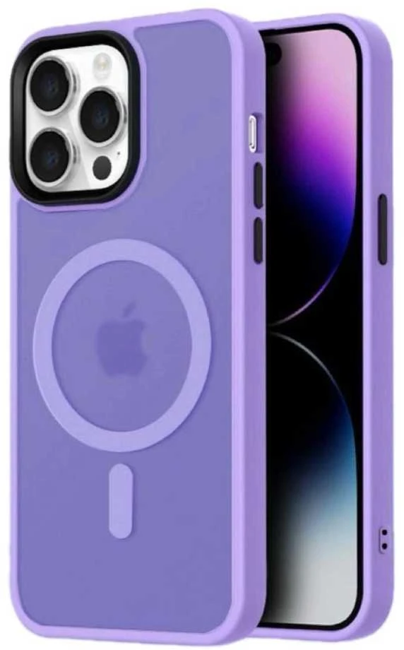 Hurtel Magnetic Collection MagSafe Apple iPhone 16 Pro Max – dėklas telefonui violetinės spalvos