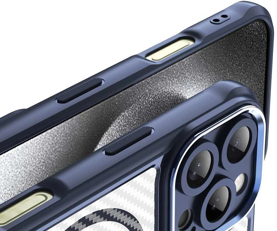 Hurtel Leading Series MagSafe silikoninis Apple iPhone 16 Pro – dėklas telefonui mėlynos spalvos