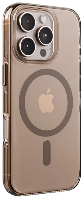 Crong Clear MAG Pro - dėklas Apple iPhone 16 Pro MagSafe dykuma