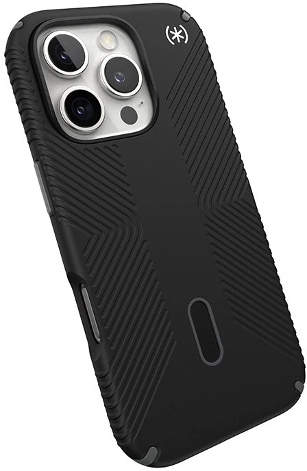 Dėklas Speck Presidio2 Grip ClickLock & MagSafe do iPhone 16 Pro juoda