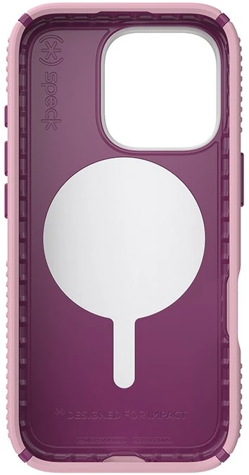 Dėklas Speck Presidio2 Grip ClickLock & MagSafe do iPhone 16 Pro rožinė