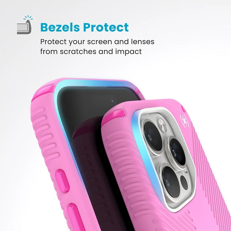 Dėklas Speck Presidio2 Grip ClickLock & MagSafe do iPhone 16 Pro rožinė