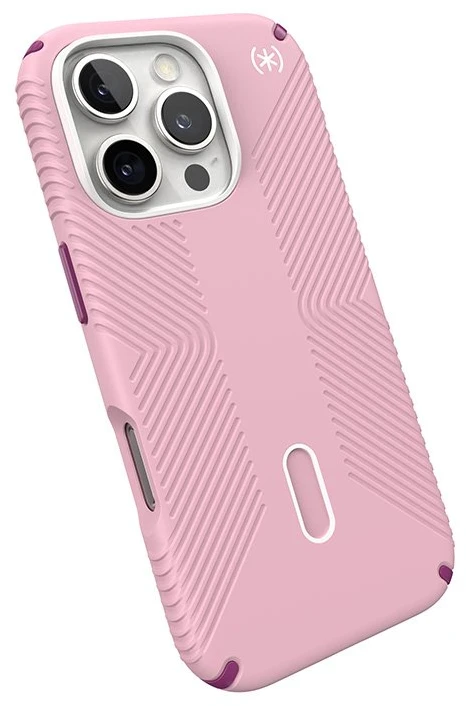 Dėklas Speck Presidio2 Grip ClickLock & MagSafe do iPhone 16 Pro rožinė