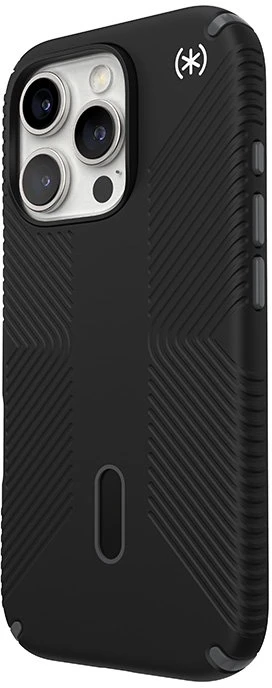 Dėklas Speck Presidio2 Grip ClickLock & MagSafe do iPhone 16 Pro juoda