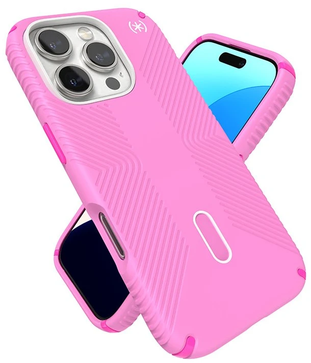 Dėklas Speck Presidio2 Grip ClickLock & MagSafe do iPhone 16 Pro rožinė