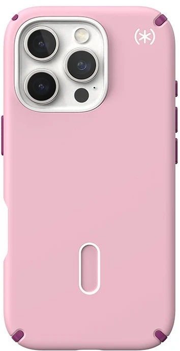 Speck Presidio2 Pro ClickLock & MagSafe - dėklas skirtas Apple iPhone 16 Pro Wednesday Rožinė / Boysenberry Violetinė / Baltas