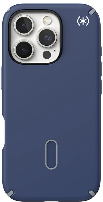 Dėklas Speck Presidio2 Pro ClickLock & MagSafe do iPhone 16 Pro tamsiai mėlyna