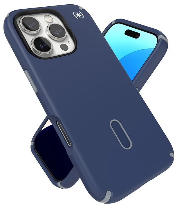 Dėklas Speck Presidio2 Pro ClickLock & MagSafe do iPhone 16 Pro tamsiai mėlyna