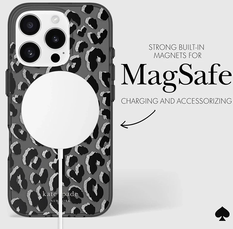 Kate Spade New York Protective MagSafe - dėklas skirtas Apple iPhone 16 Pro City Leopard