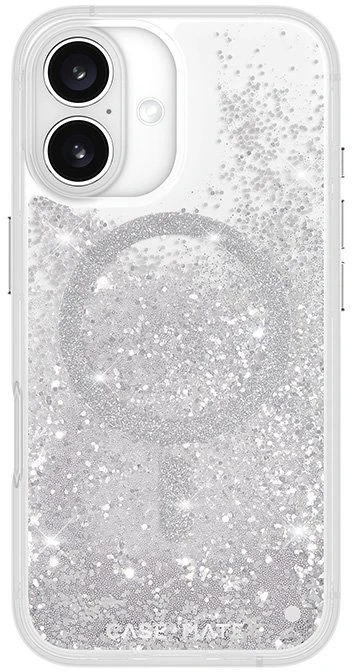 Case-Mate Waterfall MagSafe - dėklas skirtas Apple iPhone 16 Sidabrinis