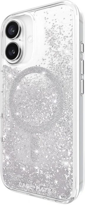 Case-Mate Waterfall MagSafe - dėklas skirtas Apple iPhone 16 Sidabrinis