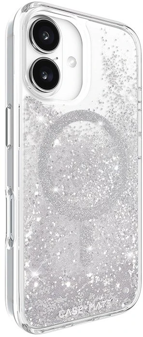 Case-Mate Waterfall MagSafe - dėklas skirtas Apple iPhone 16 Sidabrinis