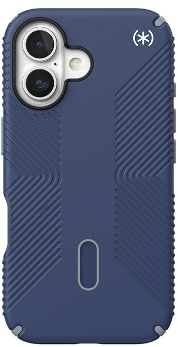 Dėklas Speck Presidio2 Grip ClickLock & MagSafe do iPhone 16 tamsiai mėlyna