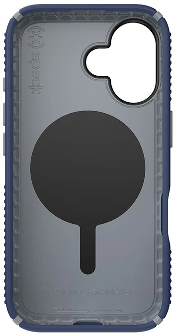 Dėklas Speck Presidio2 Grip ClickLock & MagSafe do iPhone 16 tamsiai mėlyna