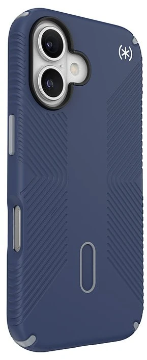 Dėklas Speck Presidio2 Grip ClickLock & MagSafe do iPhone 16 tamsiai mėlyna