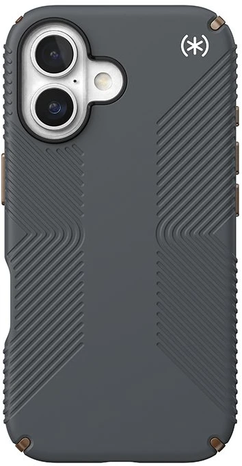 Dėklas Speck Presidio2 Grip do iPhone 16 pilka
