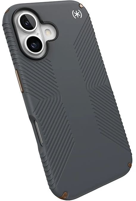Dėklas Speck Presidio2 Grip do iPhone 16 pilka