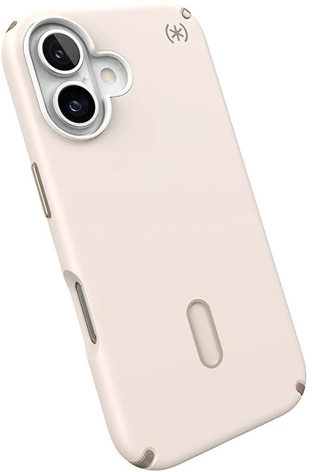 Dėklas Speck „Presidio2 Pro ClickLock“ ir „MagSafe“, skirti „iPhone 16“, smėlio spalvos