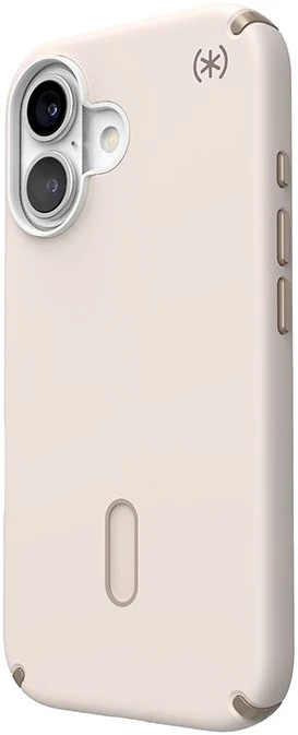Dėklas Speck „Presidio2 Pro ClickLock“ ir „MagSafe“, skirti „iPhone 16“, smėlio spalvos
