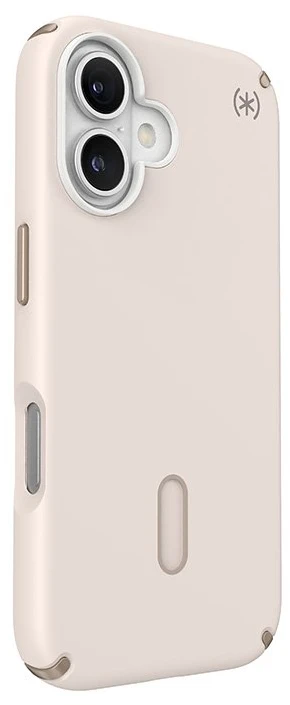 Dėklas Speck „Presidio2 Pro ClickLock“ ir „MagSafe“, skirti „iPhone 16“, smėlio spalvos