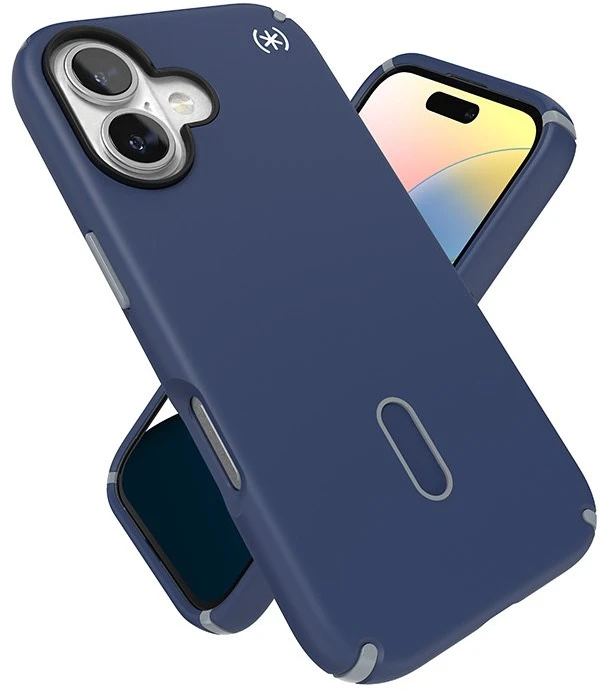 Dėklas Speck Presidio2 Pro ClickLock & MagSafe do iPhone 16 tamsiai mėlyna