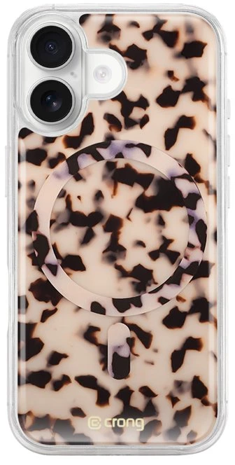 Dėklas iPhone 17 Crong Deluxe MAG Cover, Skirtas šviesiems plaukams Tortoise