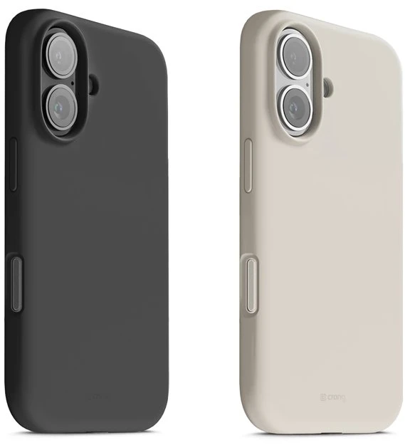 „Crong Color Cover Magnetic“ dėklas – „MagSafe Apple iPhone 17“ akmens smėlio spalvos
