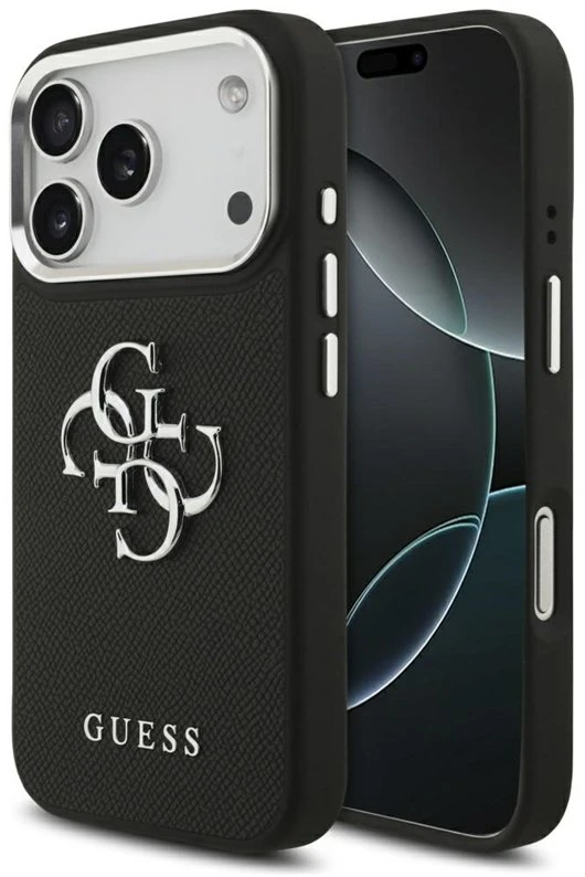 Dėklas iPhone 17 Pro Guess juodas