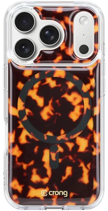 Dėklas iPhone 17 Pro Max Crong Deluxe MAG Cover, Tortoise