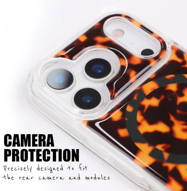 Dėklas iPhone 17 Pro Max Crong Deluxe MAG Cover, Tortoise
