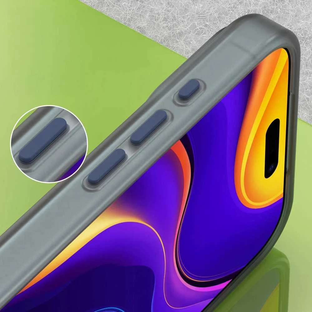 Hurtel Dėklas Magnetic Abrasive skirtas Apple iPhone 17 Pro Max suderinamas su MagSafe – mėlynos spalvos