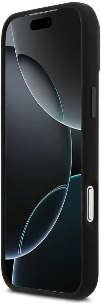 BMW M Silicon Logo MagSafe dėklas Apple iPhone 17 Pro Max juodos spalvos