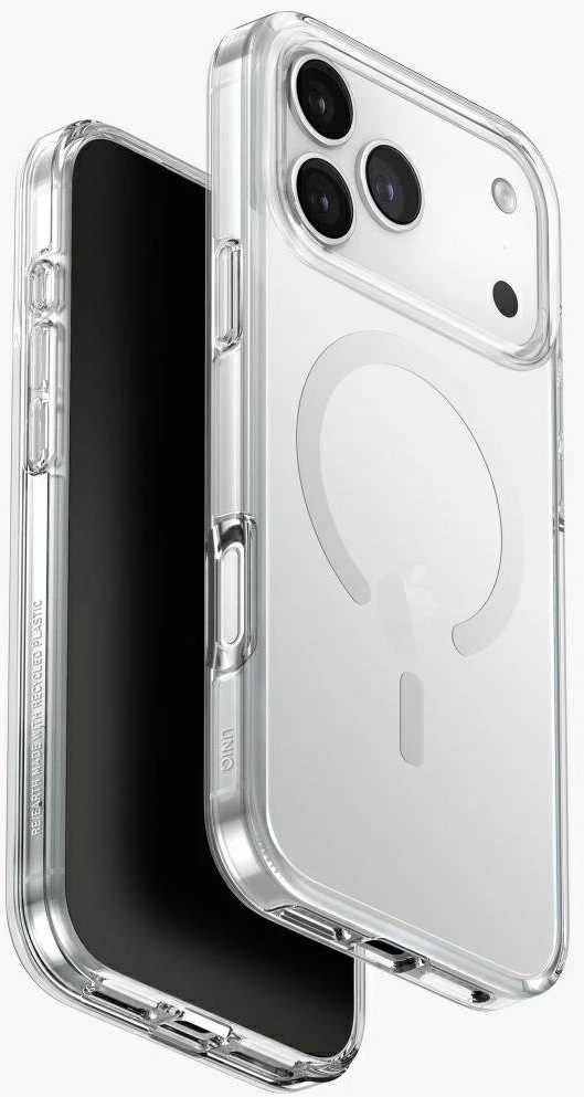 UNIQ Clario Dėklas Apple iPhone 17 Pro Max Magclick Charging skaidrus