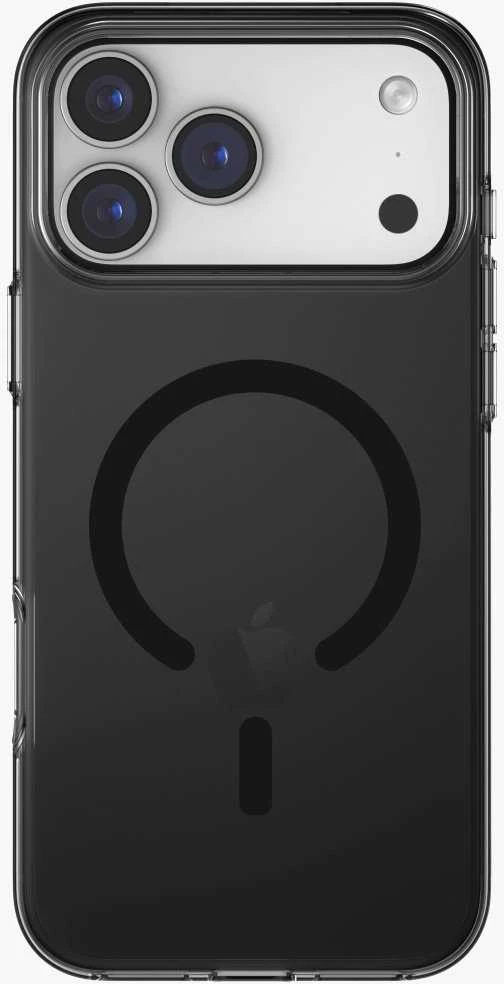 UNIQ Clario Dėklas Apple iPhone 17 Pro Max Magclick Charging juodos spalvos