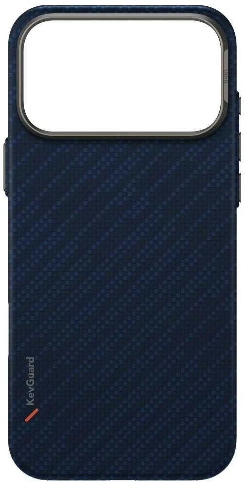 Dėklas UNIQ Keva EDGE Apple iPhone 17 Pro Max Magclick Charging mėlynas