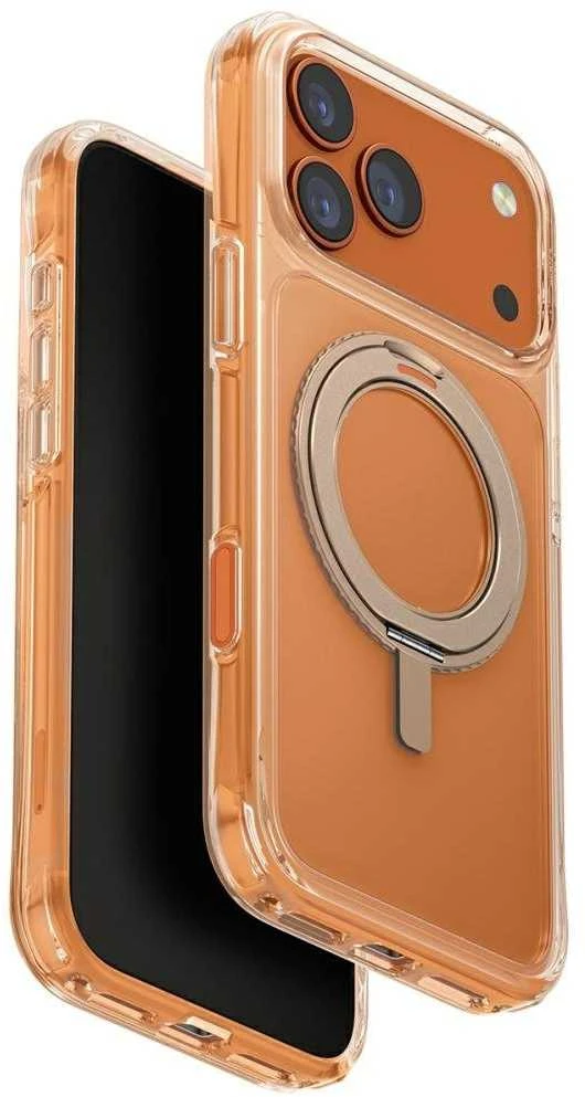 UNIQ Swivix dėklas skirtas Apple iPhone 17 Pro Max 360 Rotating Kickstand Gold