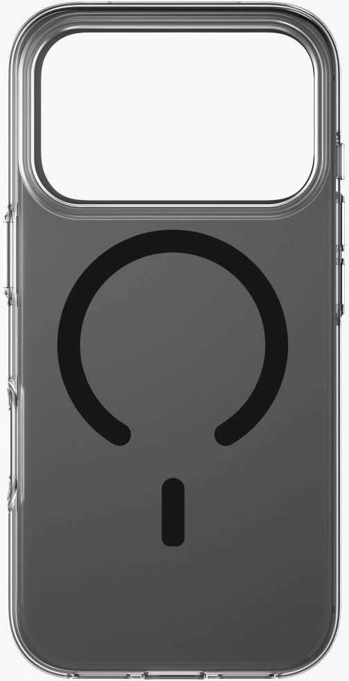 UNIQ Clario Dėklas Apple iPhone 17 Pro Magclick Charging juodos spalvos