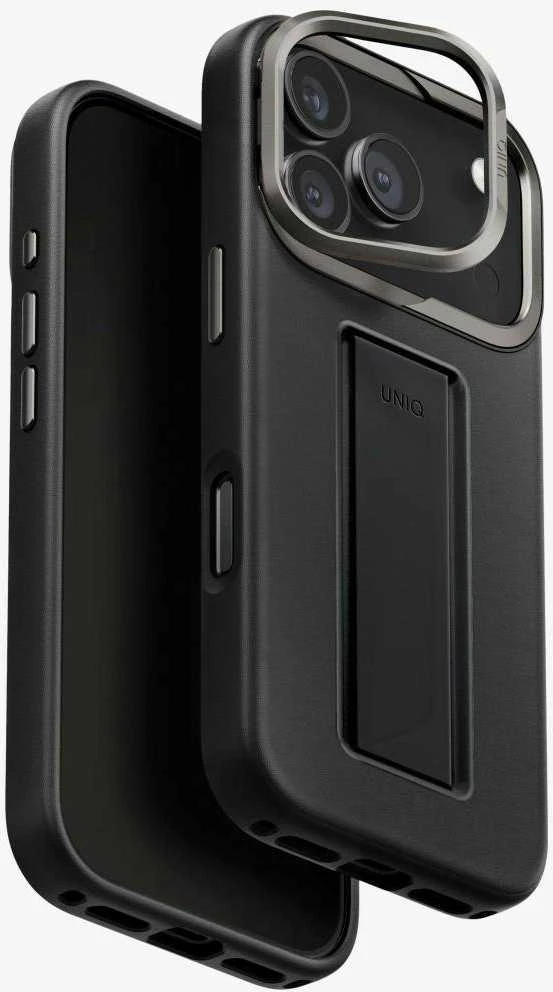 Dėklas UNIQ Heldro Pro skirtas Apple iPhone 17 Pro Magclick Charging juodos spalvos