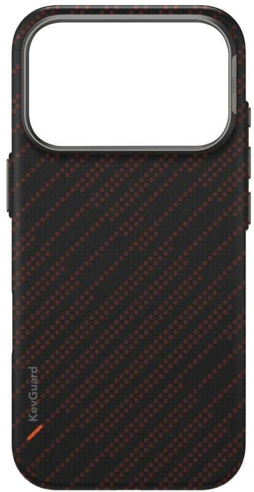 Dėklas UNIQ Keva EDGE Apple iPhone 17 Pro Magclick Charging oranžinis