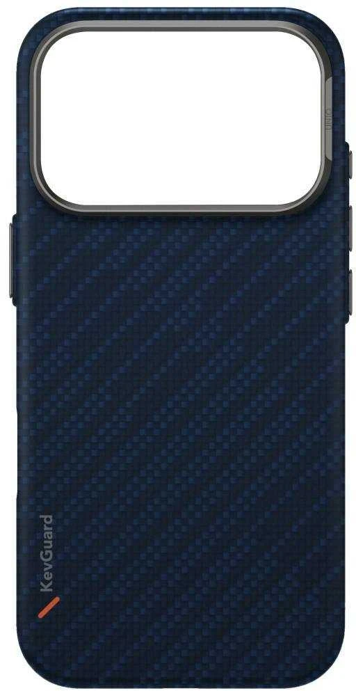 Dėklas UNIQ Keva EDGE Apple iPhone 17 Pro Magclick Charging mėlynas