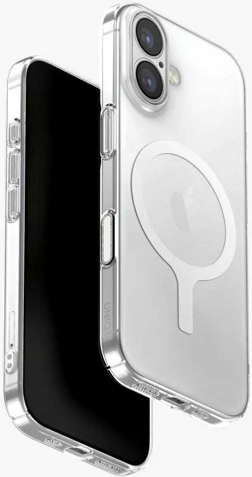 UNIQ Airsuit dėklas skirtas Apple iPhone 17 Magclick Charging skaidrus