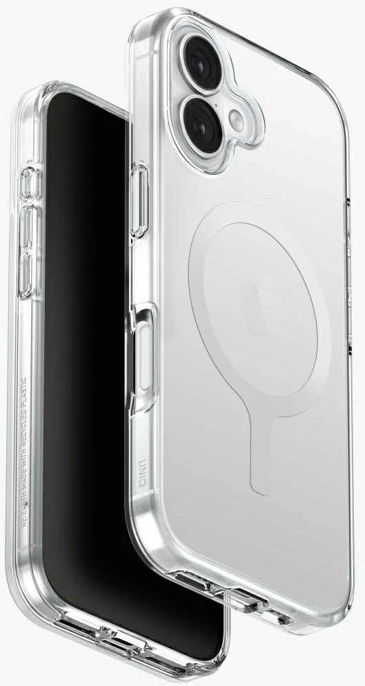 UNIQ Clario Dėklas iPhone 17 Magclick Charging skaidrus